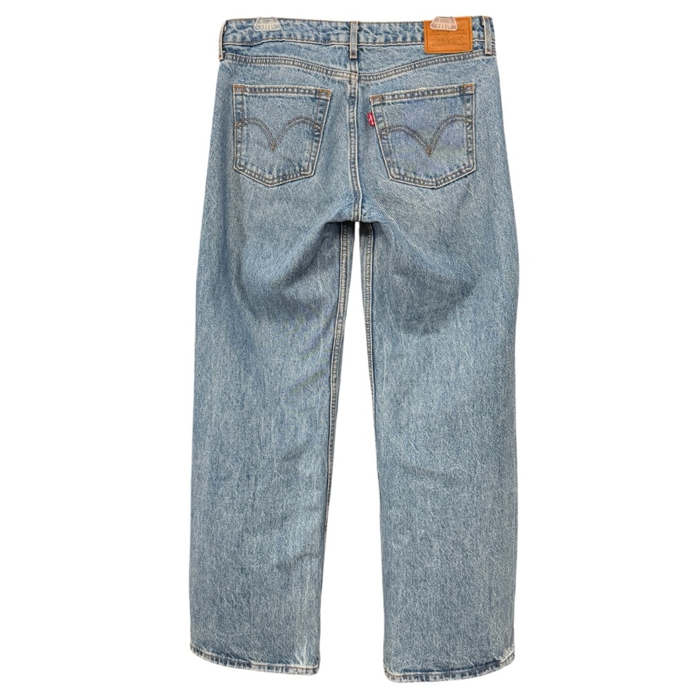 Levi’s Low Loose Raw Hem Straight Leg Jeans W27 L30 - Picture 2 of 10